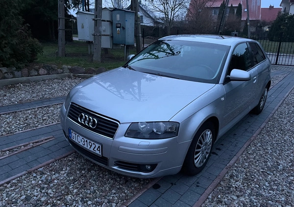 Audi A3 cena 11900 przebieg: 263452, rok produkcji 2003 z Tczew małe 277